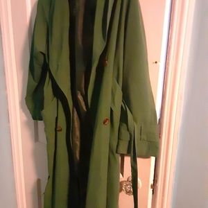 Olive Trench coat